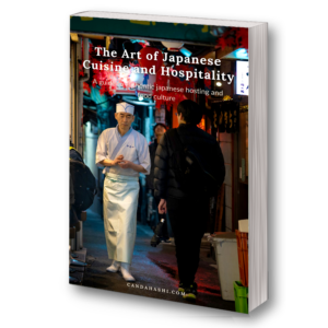 the Art of japanese cuisine and hospitality - my book